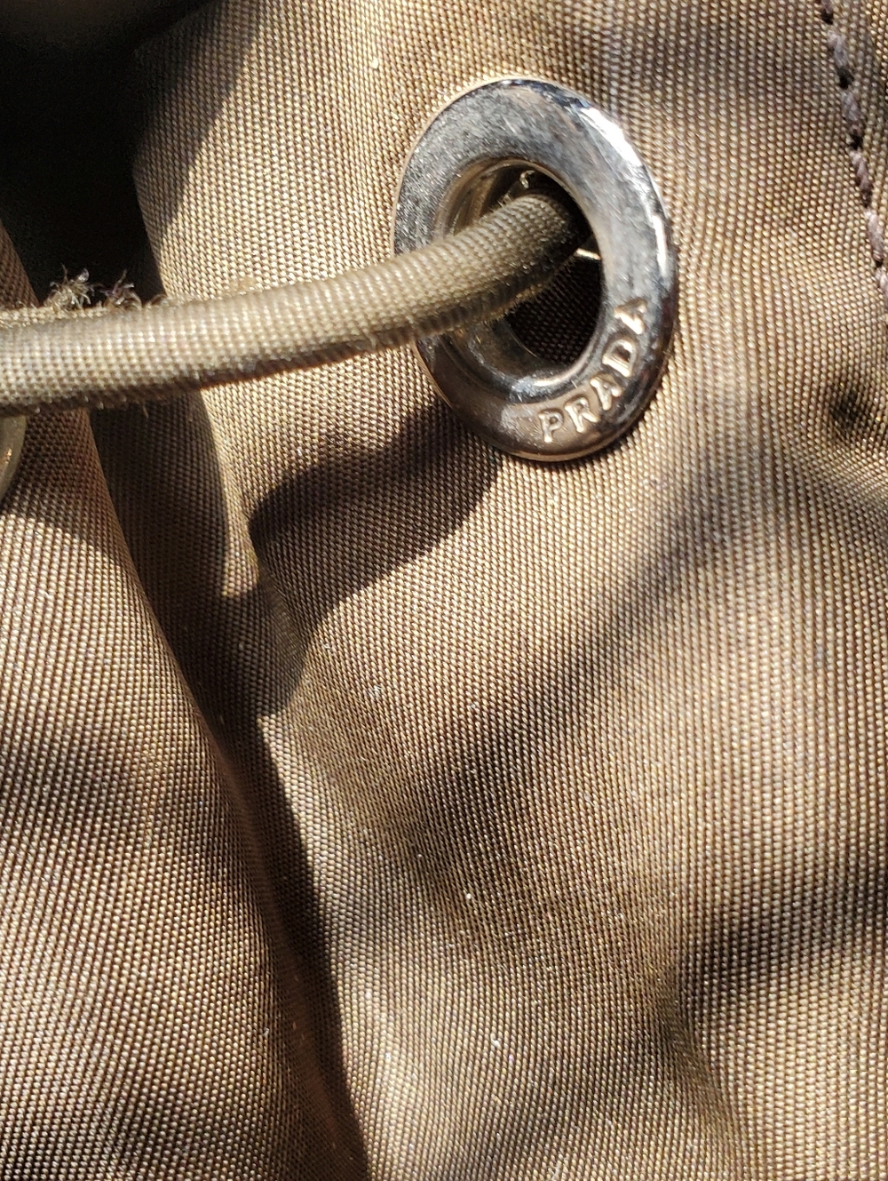 PRADA Vintage Nylon Backpack Brown - Picture 11 of 12